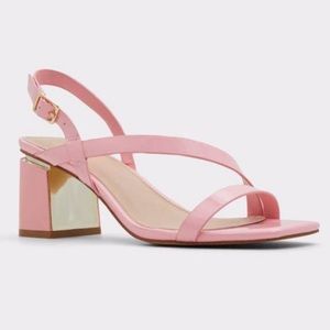 Aldo Light Pink Shenna Strappy Heel NEW 8.5